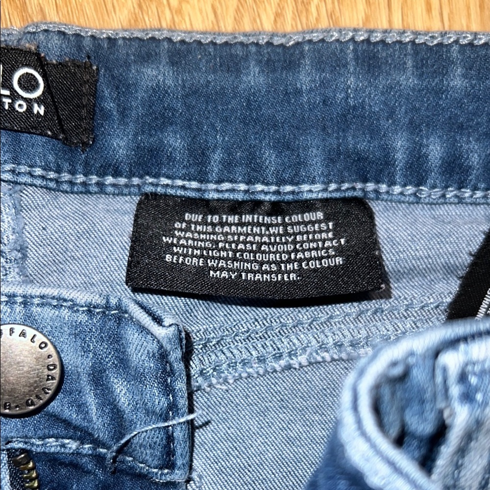 Buffalo David Bitton Blue Skinny Jeans Sleek Fit - Picture 7 of 9